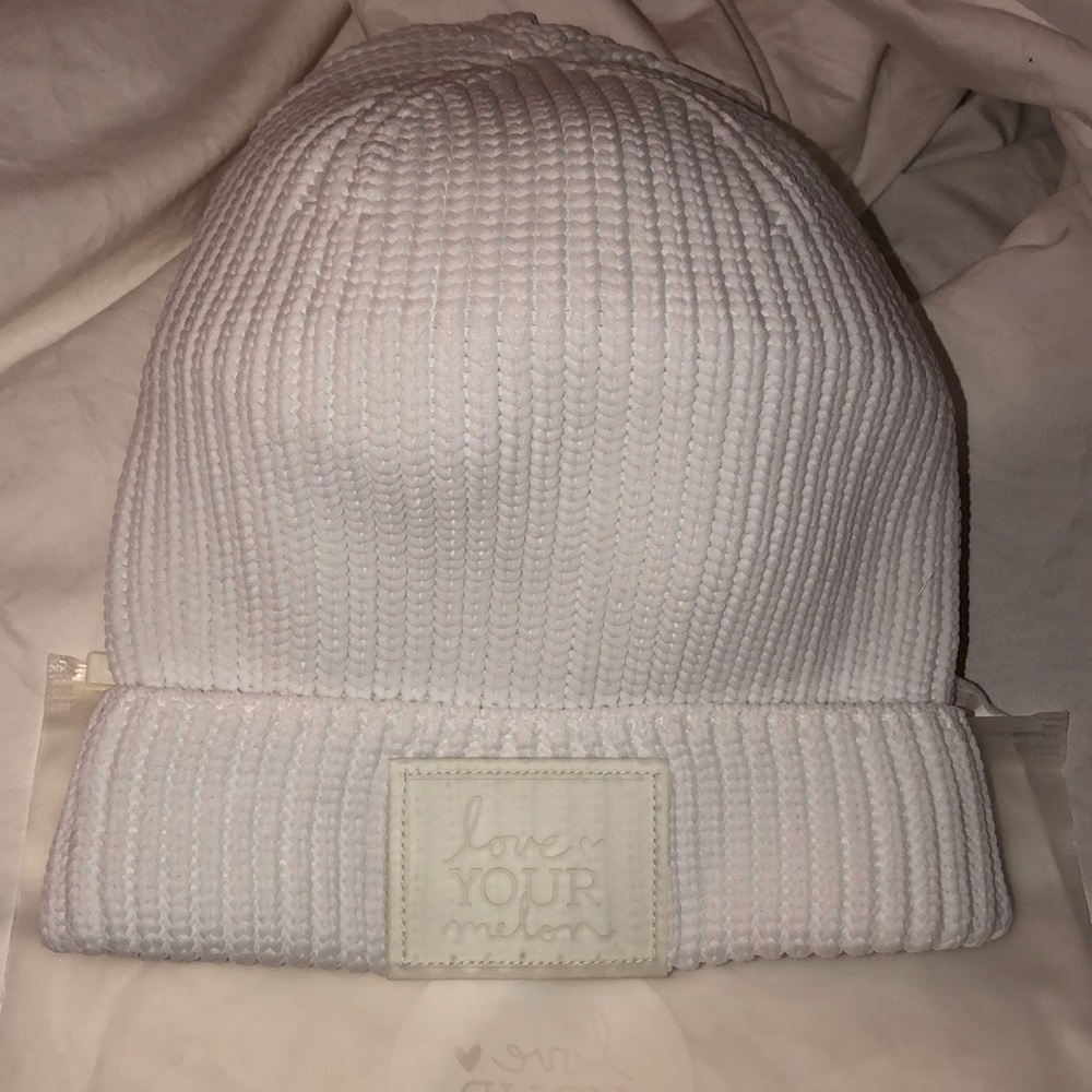 Love Your Melon White Beanie
